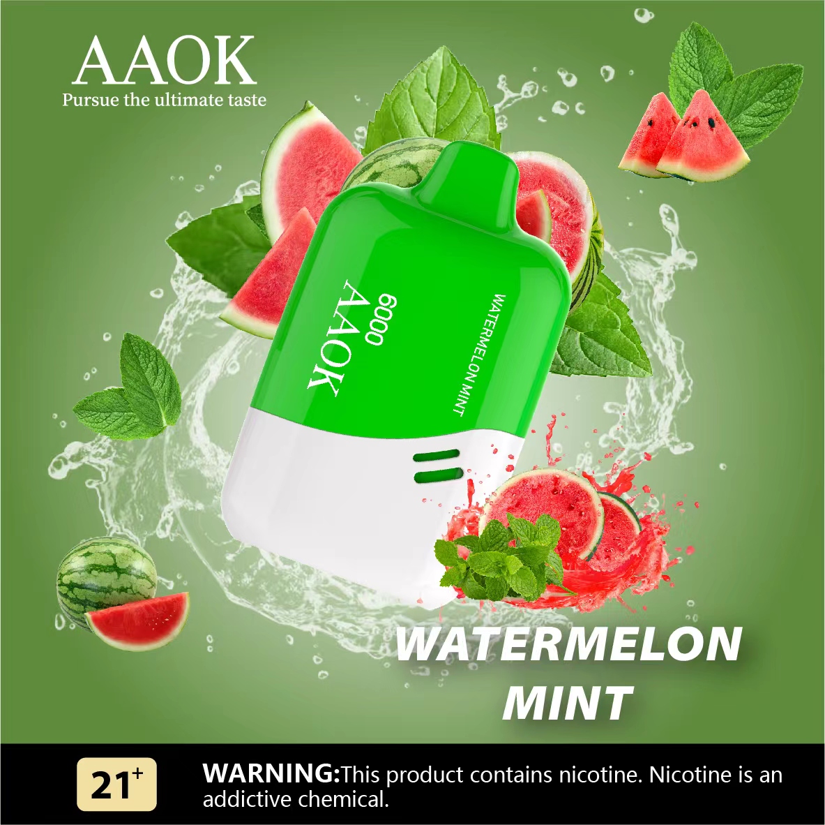 AAOK 6000 puffs vape simple design - Image 11