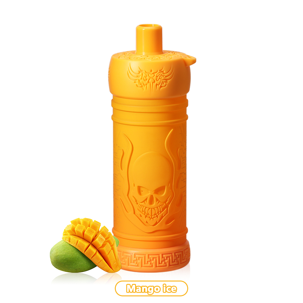 10000 puffs vape pod device skull patter have LED light - Image 10