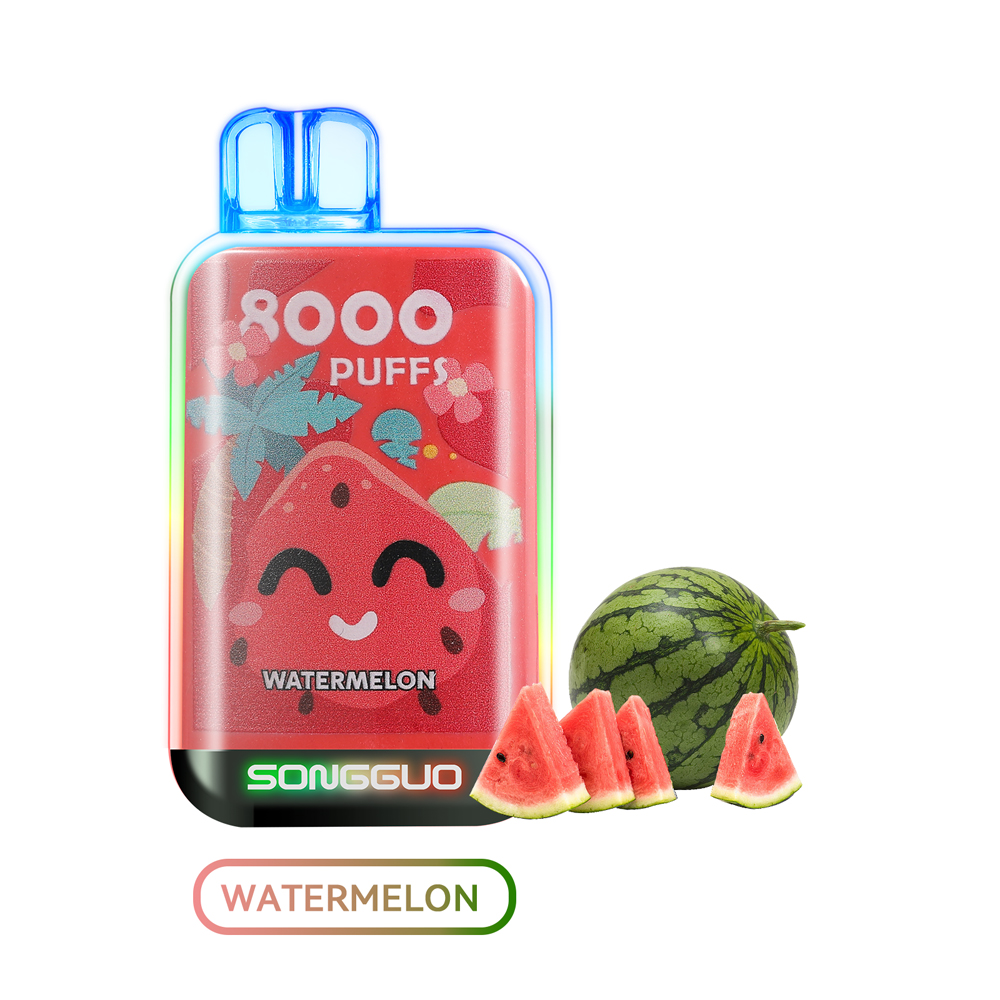 Colorful lighting 8000 puff Vape LED electronic cigarette pod rechargeable - Image 5