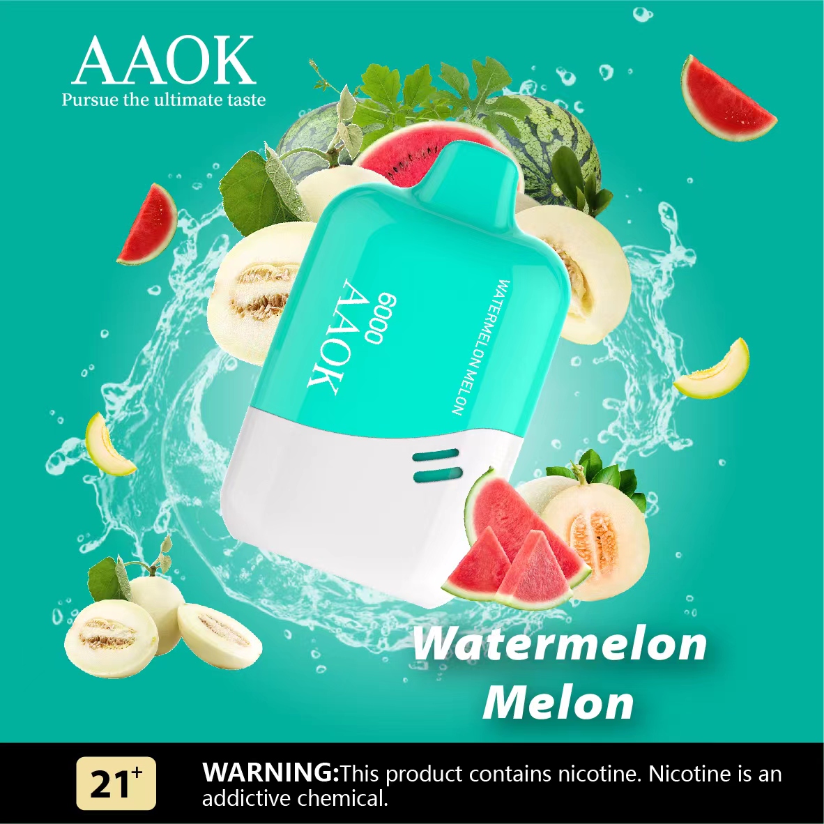 AAOK 6000 puffs vape simple design - Image 8