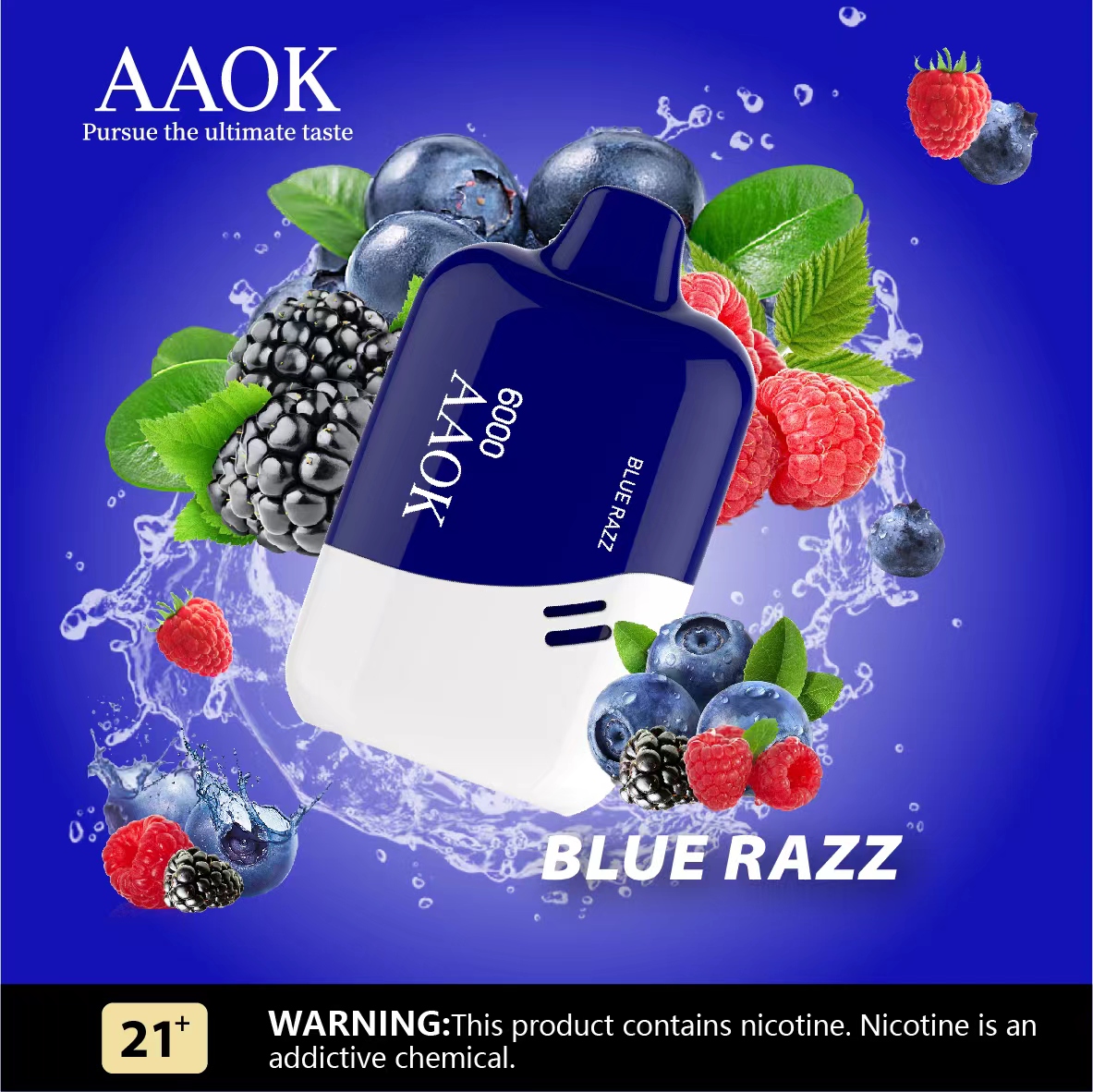 AAOK 6000 puffs vape simple design - Image 3