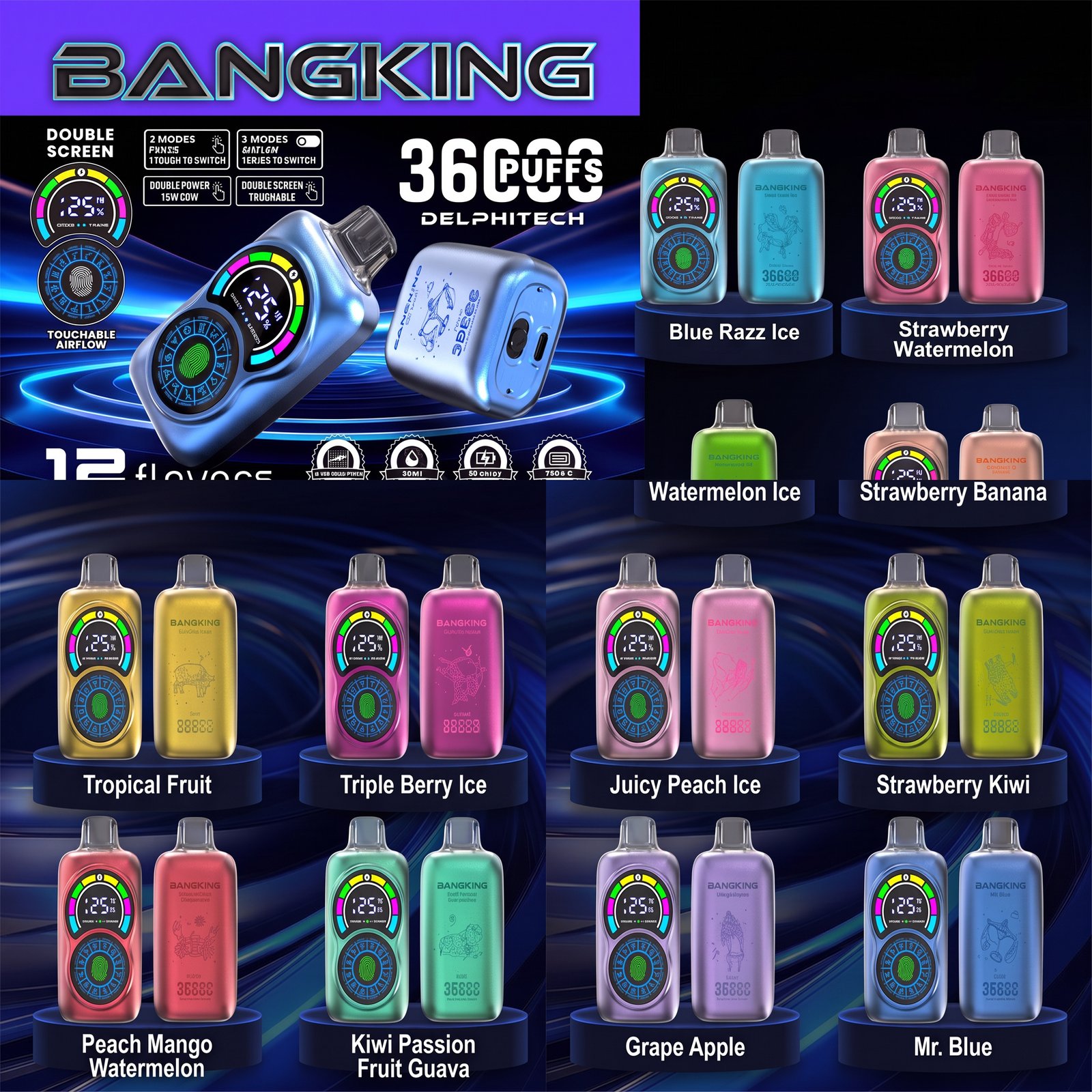 BANG KING BK36S 36000 PUFFS VAPE