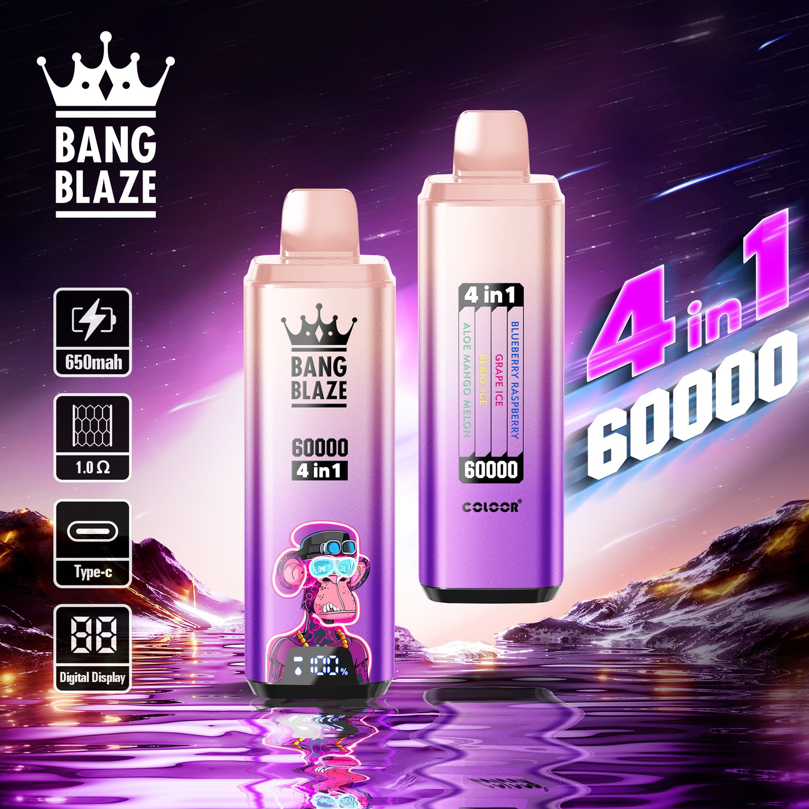 BANG BLAZE 60000 PUFFS VAPE - Image 7
