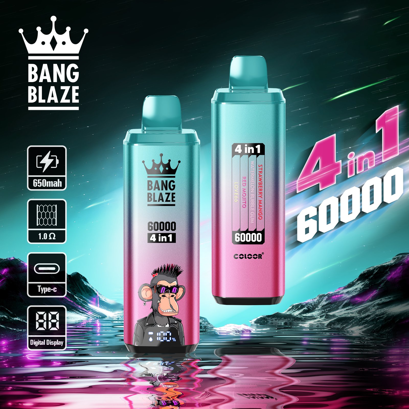 BANG BLAZE 60000 PUFFS VAPE - Image 10