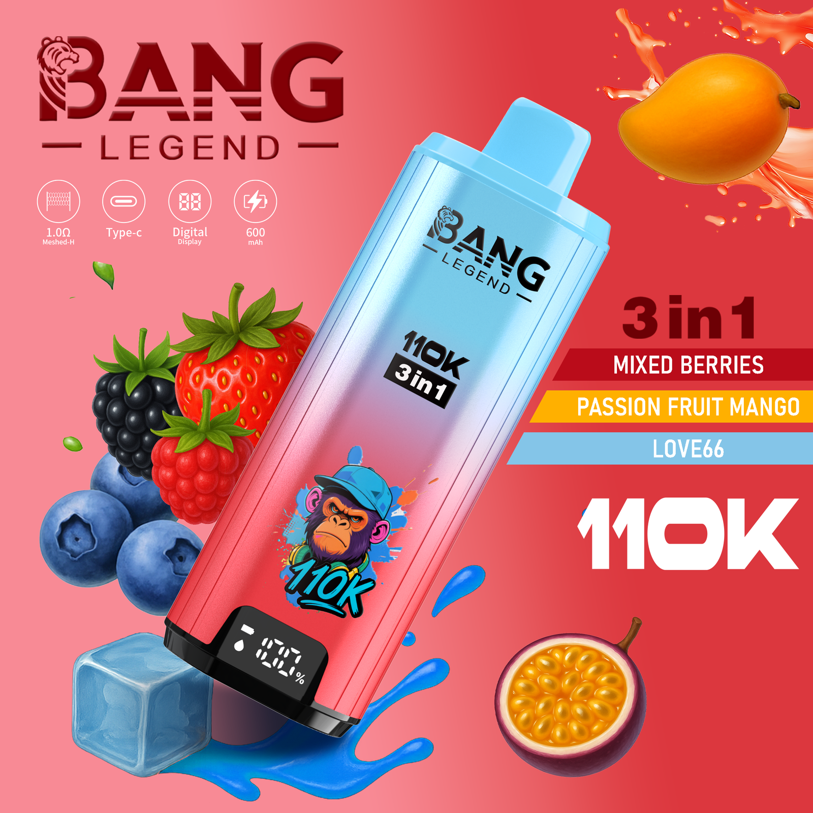 BANG LEGEND 110000 PUFFS VAPE - Image 13