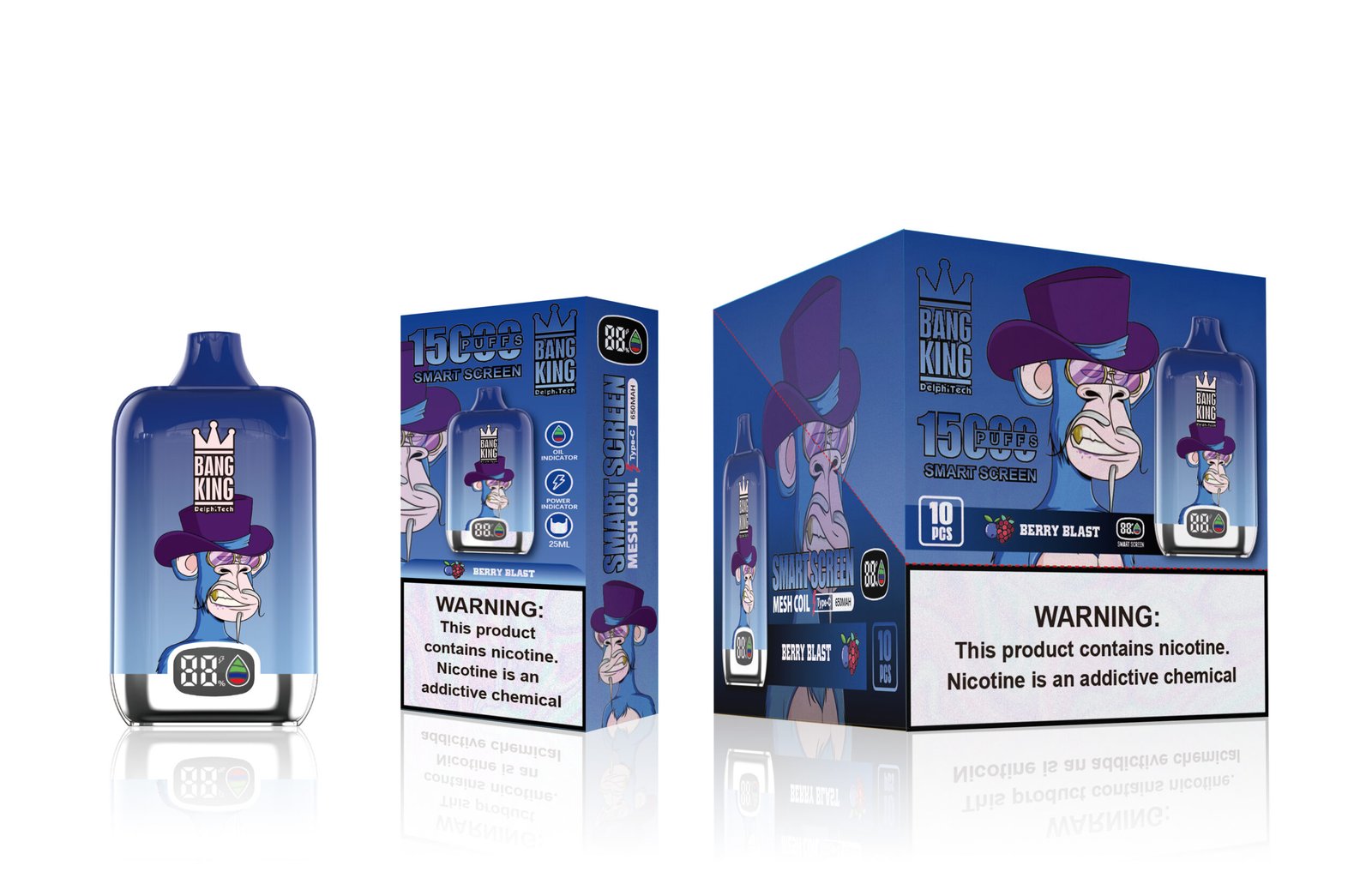 BANG KING BK15S DISPLAY 15000 PUFFS VAPE - Image 5
