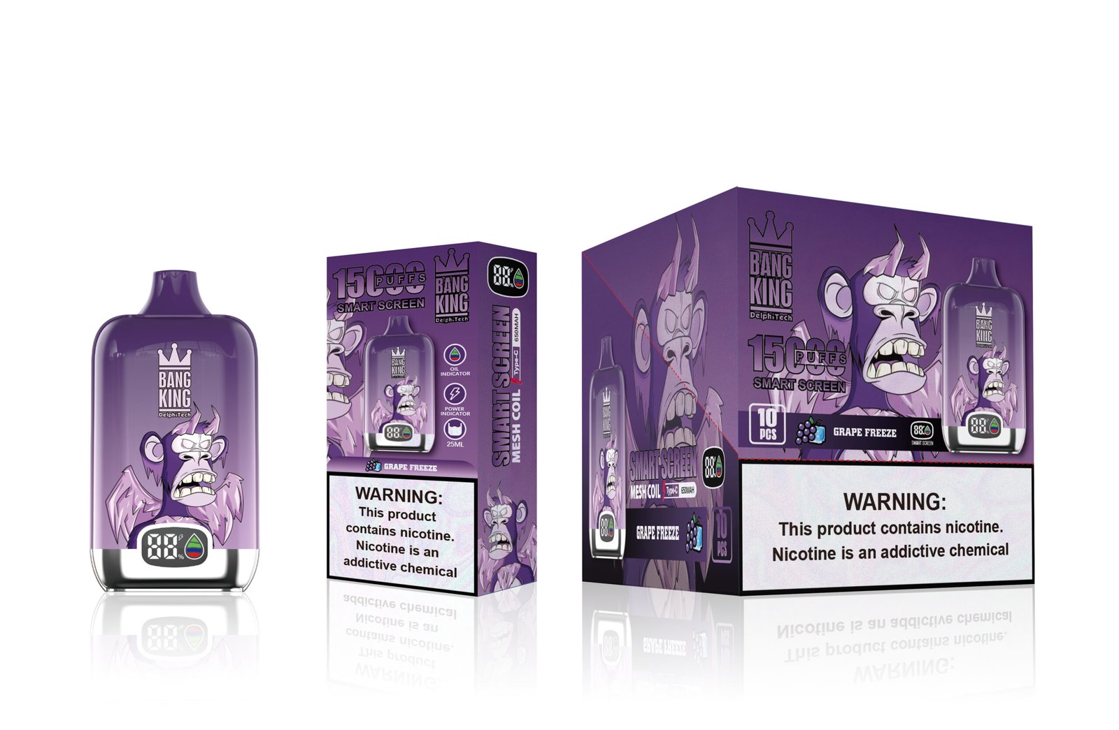 BANG KING BK15S DISPLAY 15000 PUFFS VAPE - Image 8