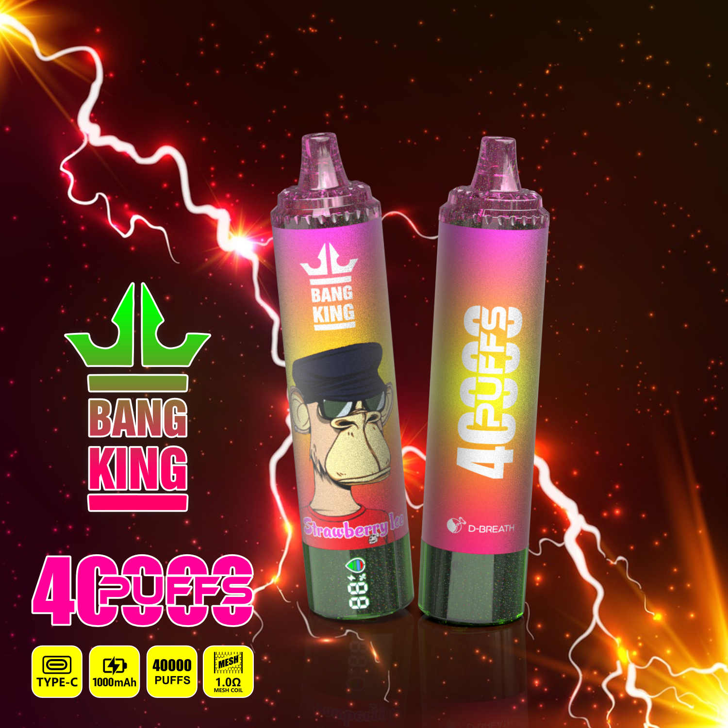 BANG B40 FLAME 40000 PUFFS VAPE - Image 6