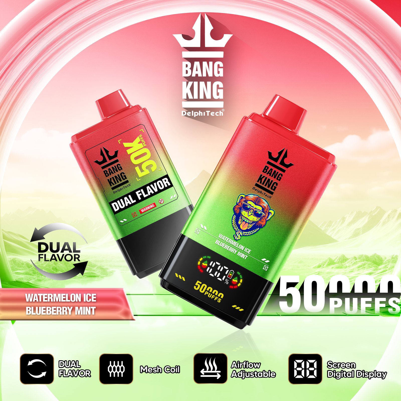 Alternative view of BANG KING BK50 50000 PUFFS VAPE