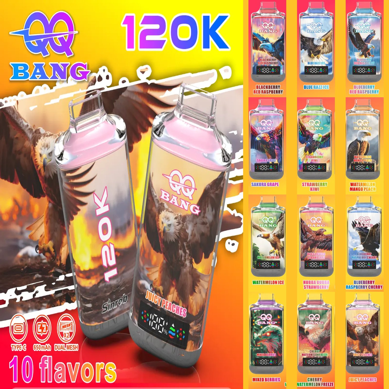 QQBANG 120K PUFFS VAPE